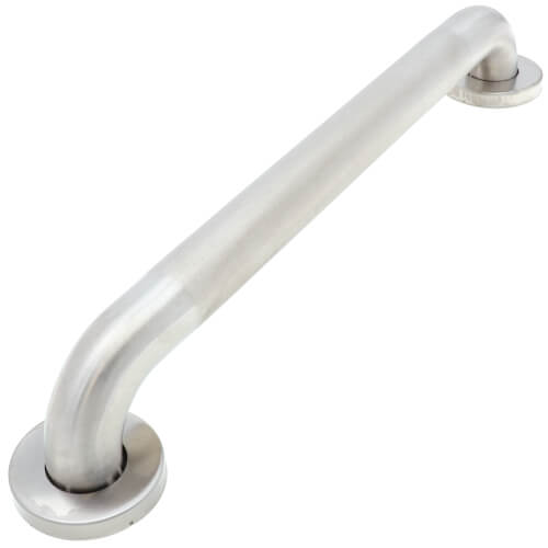 Main product image of 1-1/2" x 18" Grab Bar w/ Concealed Snap-On Flange (Peened Finish)