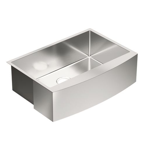 Main product image of 30" X 21" Stainless Steel 18 Gauge Single Bowl Sink, Apron, G18121