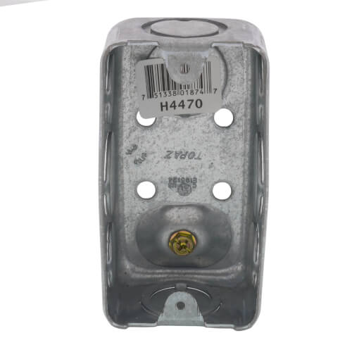 Main product image of 4" x 2" Drawn Handy Box, 1-1/2" Deep w/ 1/2" & 3/4" Concentric Knockouts