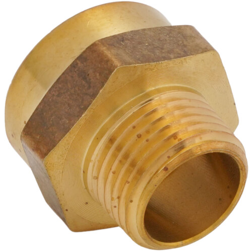 Main product image of 3/4" Female Hose x 1/2" Male Pipe (1/2" Sweat) Brass Garden Hose Adapter (84SWT)