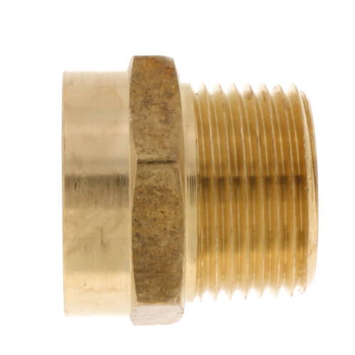 Main product image of 3/4" Female Hose x 3/4" Male Pipe (1/2" FIP Tap) Brass Garden Hose Adapter (85GHT)