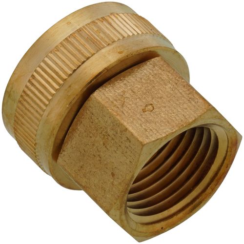 Main product image of 3/4" Female Hose x 1/2" Female Pipe Brass Garden Hose Swivel (S11)