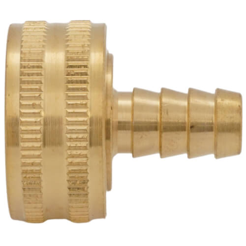 Main product image of 3/8" Hose Barb x 3/4" Female Hose Brass Garden Hose Swivel