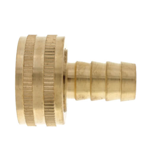 Main product image of 1/2" Hose Barb x 3/4" Female Hose Brass Garden Hose Swivel