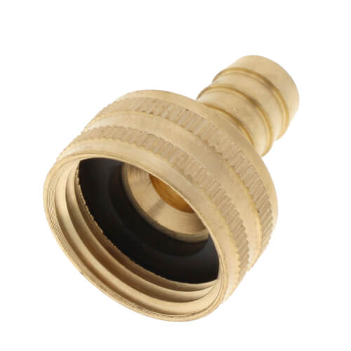 Main product image of 1/2" Hose Barb x 3/4" Female Hose Brass Garden Hose Swivel