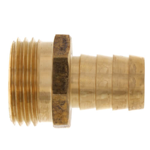 Main product image of 5/8" Hose Barb x 3/4" Male Hose Brass Garden Hose Adapter