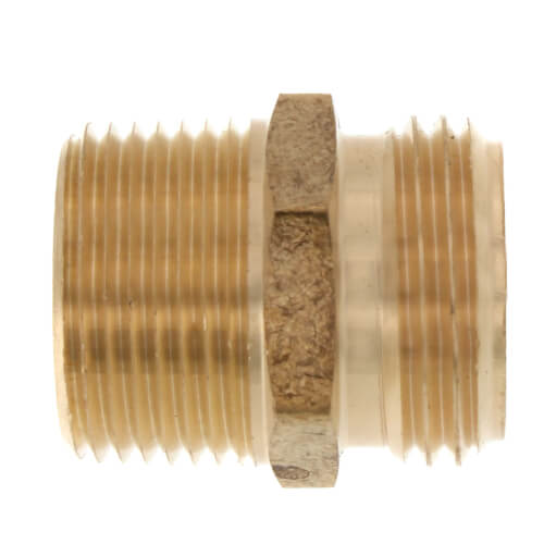 Main product image of 3/4" x 3/4" Brass Garden Hose Fitting - 1/2" FIP Tap (Lead Free)
