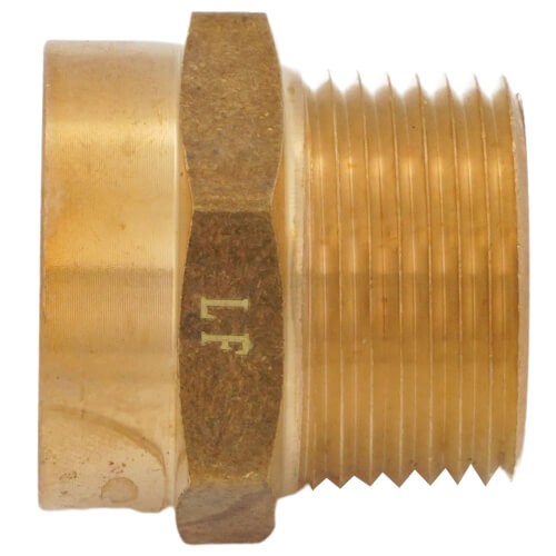 Main product image of 3/4" Female Hose x 3/4" Male Pipe Brass Garden Hose Adapter (Lead Free)