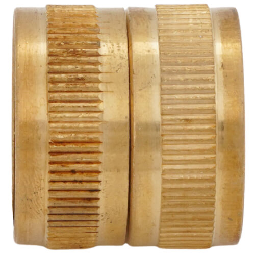 3/4" Female Hose x 3/4" Female Hose Brass Garden Hose Swivel (Lead Free)
