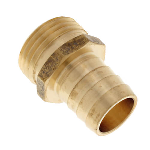 Main product image of 3/4" Hose Barb x 3/4" Male Hose Brass Garden Hose Adapter (Lead Free)