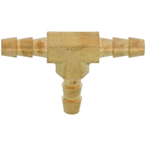 Main product image of 1/4" Brass Hose Barb Tee