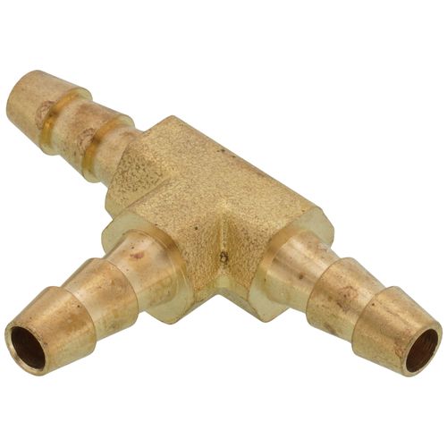 Main product image of 1/4" Brass Hose Barb Tee