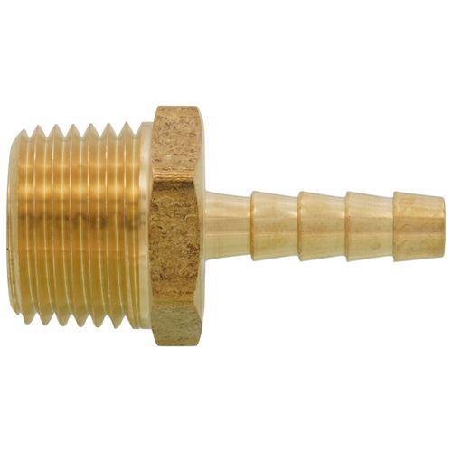 Main product image of 1/4" Hose Barb x 1/2" NPT Male Brass Pipe Adapter