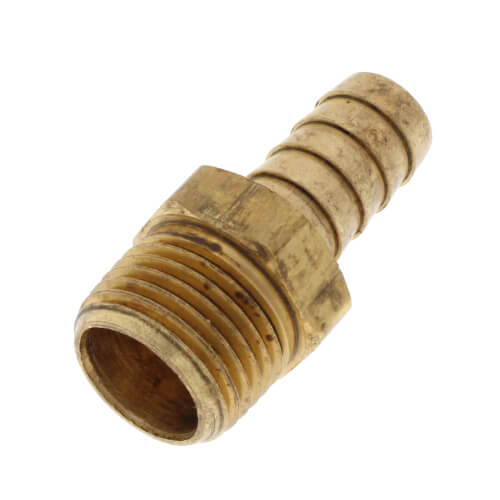 G25088 Jones Stephens G25088 1/2" Hose Barb x 1/2" Male Brass Pipe