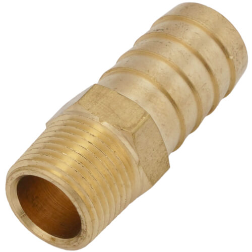 Main product image of 5/8" Hose Barb x 3/8" NPT Male Brass Pipe Adapter
