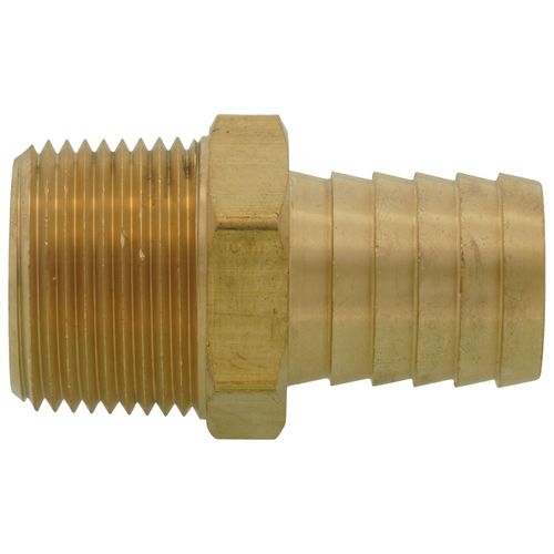 Main product image of 1" Hose Barb x 1" NPT Male Brass Pipe Adapter, G25169