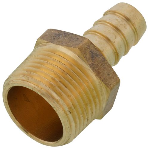 Main product image of 1/2" Hose Barb x 3/4" NPT Male Brass Pipe Adapter