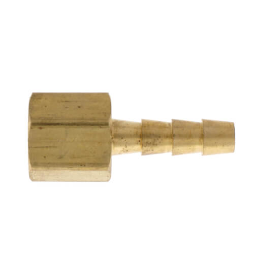3/16" Hose Barb x 1/8" NPT Female Brass Pipe Adapter