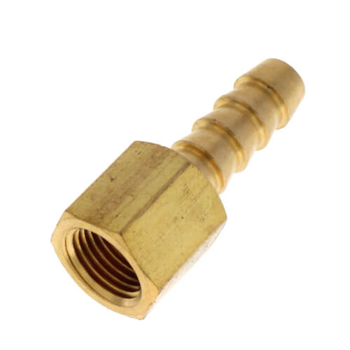 1/4" Hose Barb x 1/8" NPT Female Brass Pipe Adapter