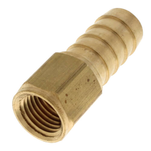 Main product image of 1/2" Hose Barb x 1/4" Female NPT Brass Pipe Adapter