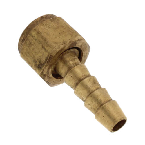 1/4" Hose Barb x 1/4" Female Pipe Brass Swivel Adapter