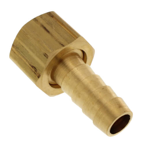 3/8" Hose Barb x 3/8 Female Pipe Brass Swivel Adapter
