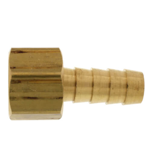3/8" Hose Barb x 3/8 Female Pipe Brass Swivel Adapter