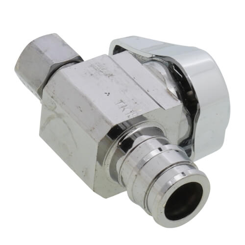 Main product image of 1/2" Cold Expansion PEX x 1/4" OD Compression, 1/4" Turn Straight Valve