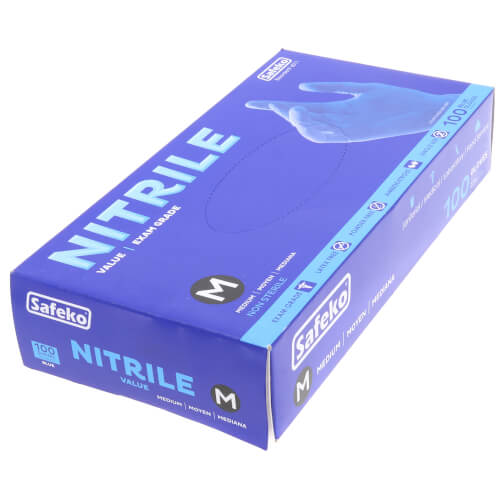 Main product image of Blue Disposable Nitrile Gloves, Medium - 100 Pack