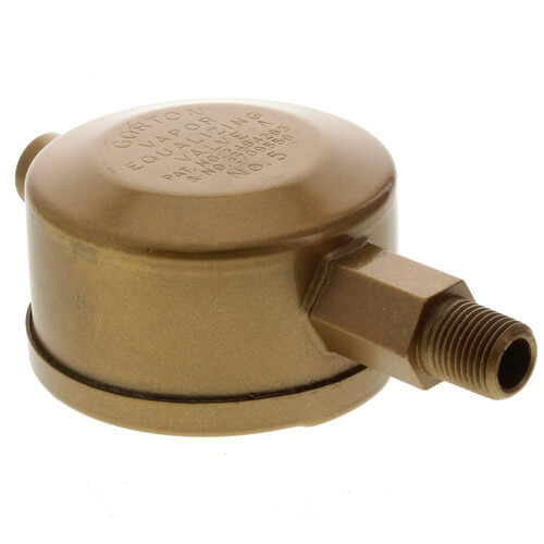Gorton No. 5. 1/8" Straight Vapor Equalizing Valve