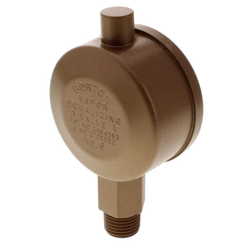 Main product image of Gorton No. 6, 1/4" Straight Vapor Equalizing Valve