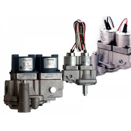 1/2" Dual Operator Gas Valve less Regulator (120V)