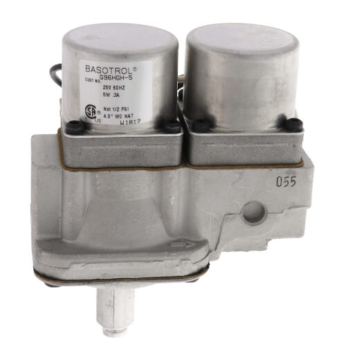 1/2" Dual Combination Auto. Gas & Bottom Adjust Pilot Valve 3 to 6" (25V)