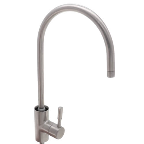 Main product image of Heavy Duty Non-Air Gap Faucet for RO Water Filters, Contemporary Style High-Spout (Brushed Nickel), GA1-BN