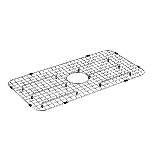 Main product image of Stainless Steel Center Drain Bottom Grid Accessory Fits 29" X 16" Sink Bowls, GA719