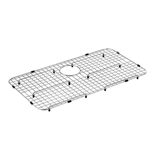 Main product image of 29" X 16" Stainless Steel Rear Drain Bottom Grid Accessory, GA780B