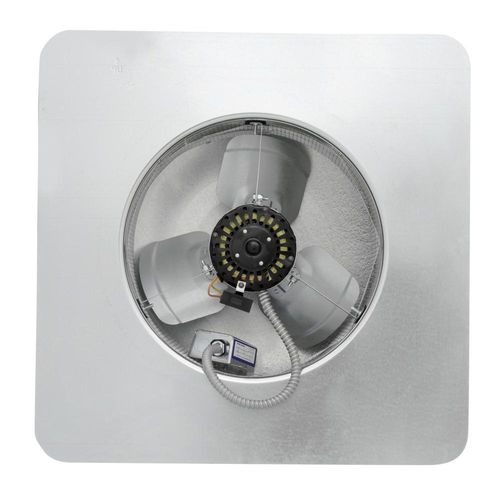 Main product image of Master Flow Roof Mount Power Attic Vent w/ T-Stat - Black (1500 CFM), ERV6BL