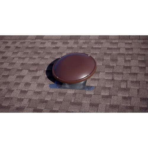 Main product image of Master Flow Roof Mount Power Attic Vent w/Combo H-Stat/T-Stat  - Brown (1500 CFM), ERV6BR