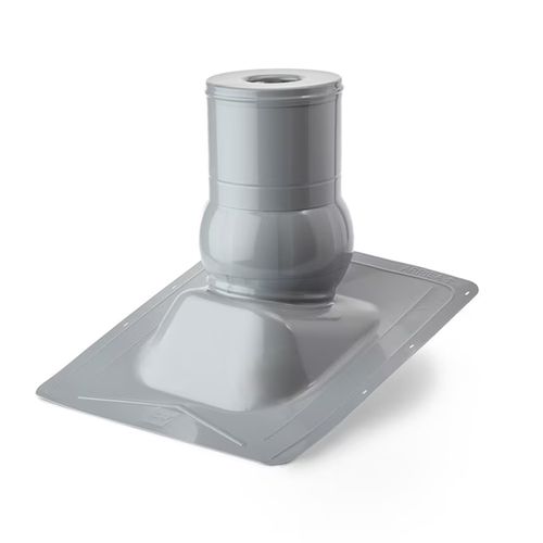 Main product image of 3" Pivot Pipe Boot Flashing - 26 Gauge (Gray), PPBG3GR