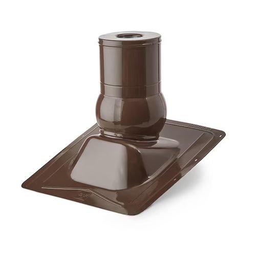 Main product image of 4" Pivot Pipe Boot Flashing - 26 Gauge (Brown), PPBG4BR