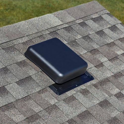 Main product image of Square Top Roof Louver Vent (Black), RT65BL