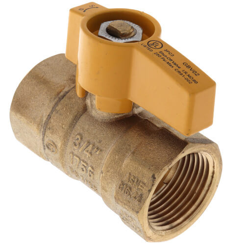3/4" Gas Ball Valve