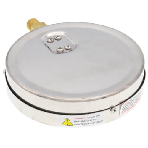 Main product image of 4.5" Contractor Pressure Gauge, Bottom Mount (0-15 PSI)