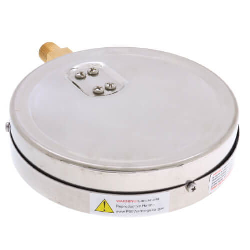 Main product image of 4.5" Contractor Pressure Gauge, Bottom Mount (0-160 PSI)