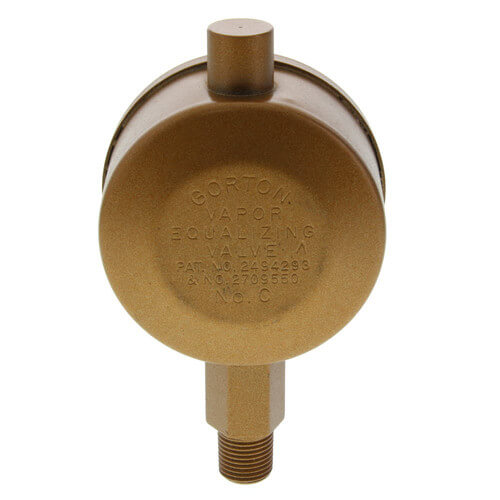 GCS8 Gorton GCS8 Gorton No. C, 1/8" Straight Vapor Equalizing Valve