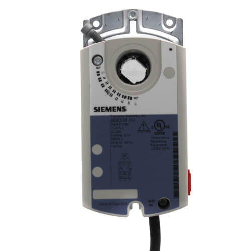 Main product image of GDE 3-Position Non Spring Return 44 lb-in Electric Damper Actuator w/ Standard Cables