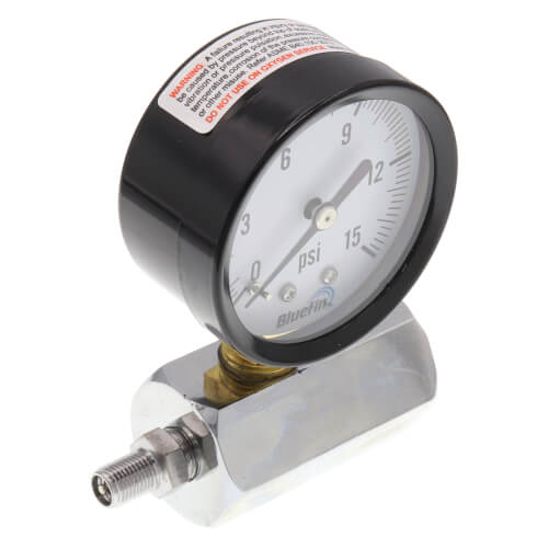 Main product image of 2" Economy Gas Test Pressure Gauge (0-15 PSI)