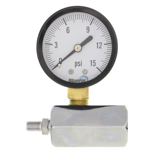 Main product image of 2" Economy Gas Test Pressure Gauge (0-15 PSI)