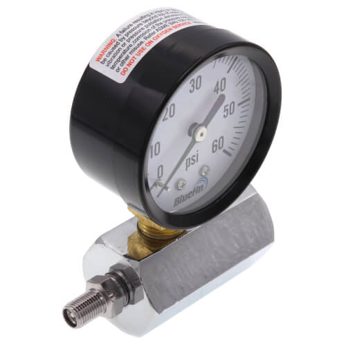 Main product image of 2" Economy Gas Test Pressure Gauge (0-60 PSI)