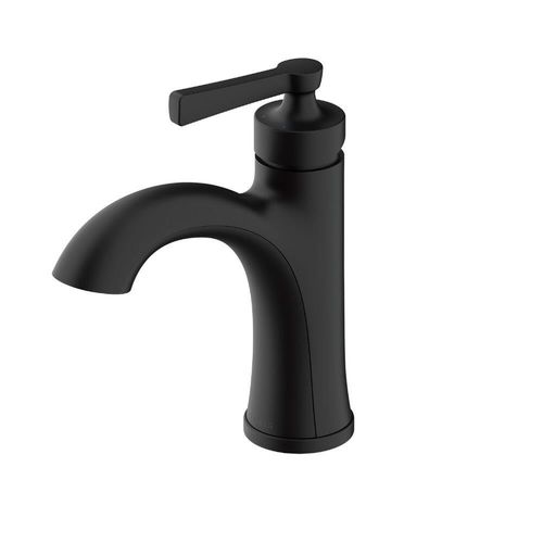 Main product image of Northerly Single Handle Bathroom Faucet w/ 50/50 Touch-Down Drain (Satin Black), D225079BS